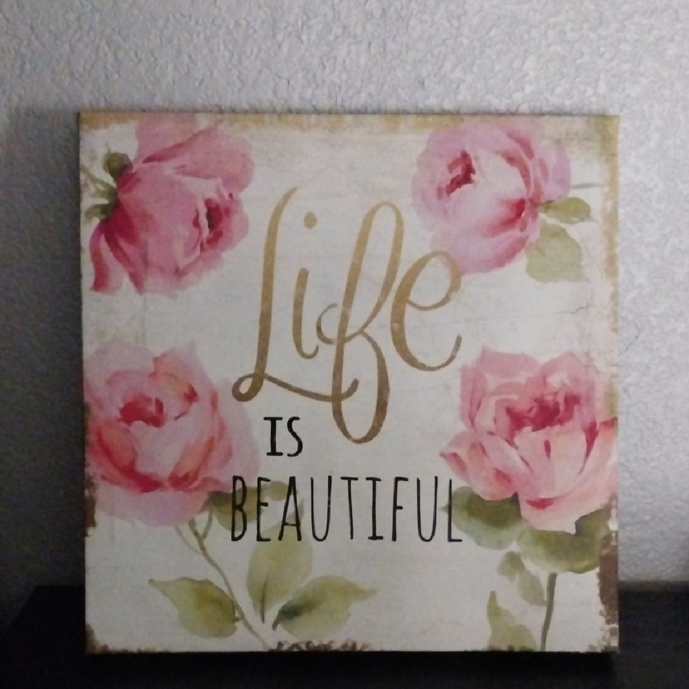 🌷Inspirational Floral Canvas Art